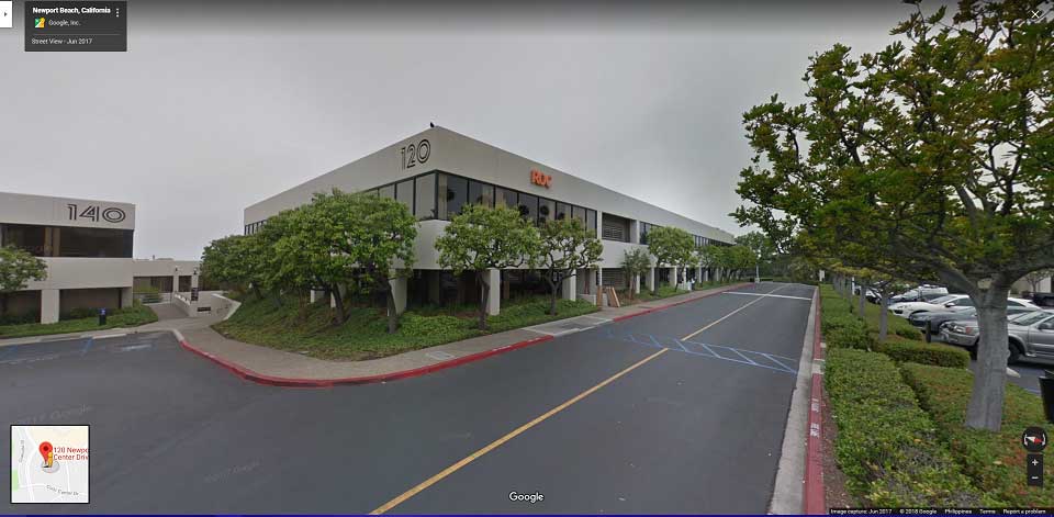 image of walker law Newport Beach office location